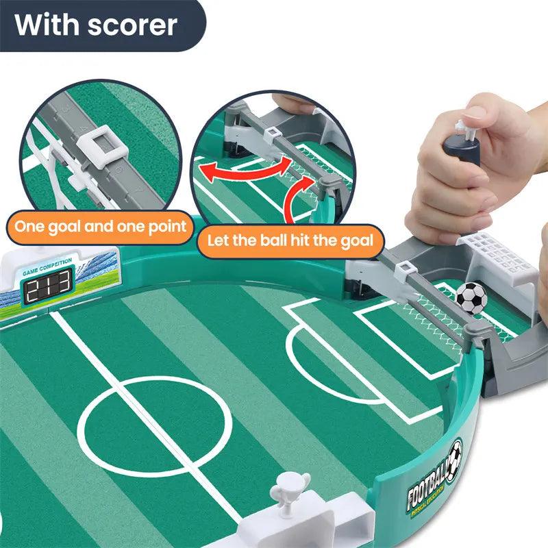 Mini Jogo Futebol de Mesa Portátil Brinquedo Infantil Adulto.
