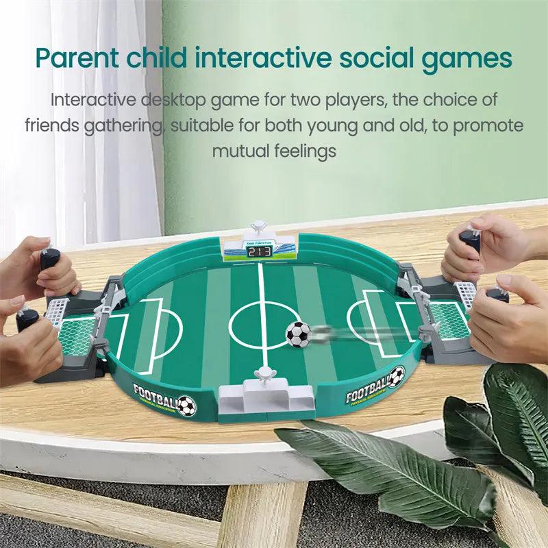 Mini Jogo Futebol de Mesa Portátil Brinquedo Infantil Adulto.