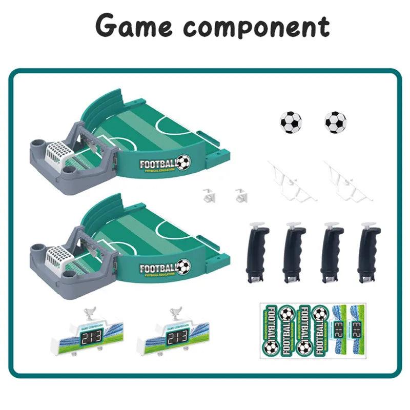 Mini Jogo Futebol de Mesa Portátil Brinquedo Infantil Adulto.
