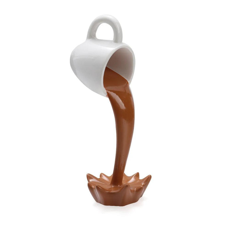 Cantinho do Café Escultura Caneca Café Flutuante Decorativa 3D.
