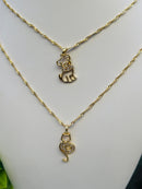 Corrente Pingente Doguinho Banhado a Ouro 18K