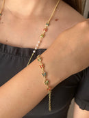 Conjunto Jardim das Borboletas Banhado em Ouro 18k