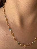 Conjunto Color Singelo Banhado em Ouro 18k