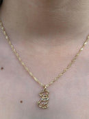 Corrente Pingente Doguinho Banhado a Ouro 18K