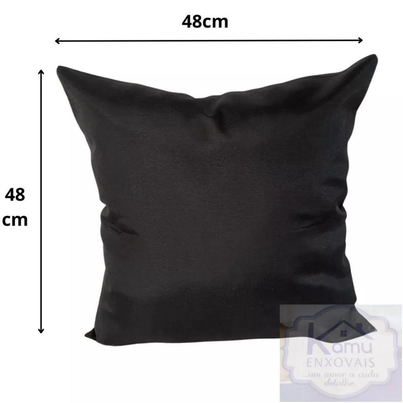 Almofadas Kit 6 Peças Cheias Decorativas 48x48cm.