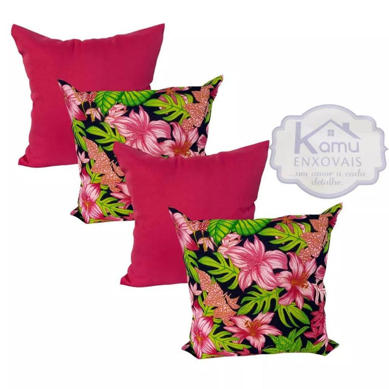 Almofadas Kit 6 Peças Cheias Decorativas 48x48cm.