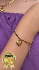 Colar Coração Fechado Folheado