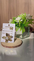 Kit Amarrador de Cabelos Flor com Pérola e Grampos