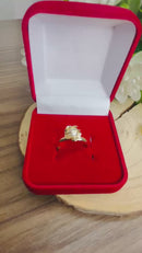 Anel Pérola Aramado Banhado a Ouro 18k